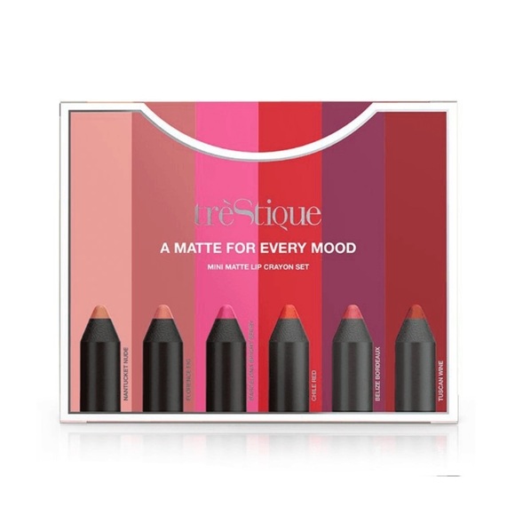 TRESTIQUE Mini Matte Lip Crayon in ‘FLORENCE FIG’ NEW! - Picture 3 of 5